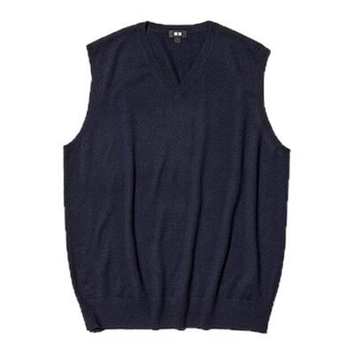 日本直邮Uniqlo Merino V领背心 480258优衣库