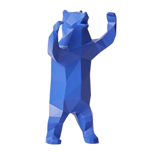 优艺诗 原创 几何动物狗熊摆件家居装饰品工艺品客厅陈设软装摆件