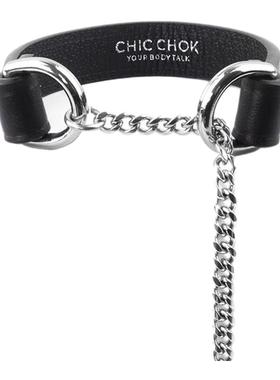 CHICCHOK正品独家设计真皮手环链男女原创手环choker窒息配套SM