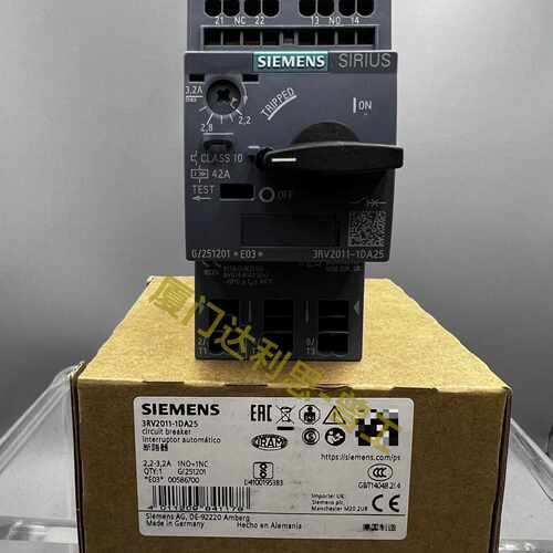 溢价-3RV2011-1DA25 塑料外壳式断路器#SI