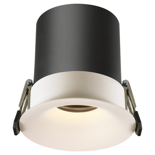 【国补】奶油中古风无边框射灯嵌入式可可蛋奶乳胶漆弧面防眩筒灯