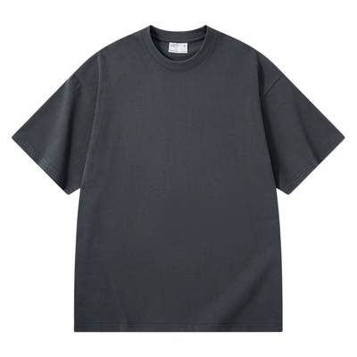 夏季300G重磅纯色短袖T恤男女潮