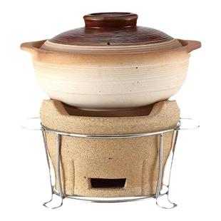 围炉煮茶陶土碳火炉砂锅老式打边炉火锅加厚电碳两用烧烤炉烧水壶
