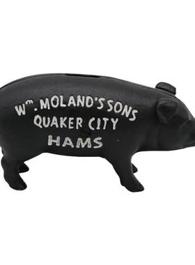 稻谷铸铁彩绘家居桌面小猪猪