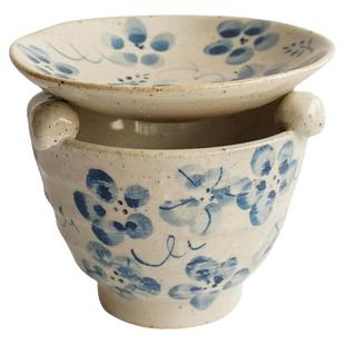 烤茶熏香 日本直采茶叶精油两用香薰炉茶香炉进口濑户烧陶器茶道