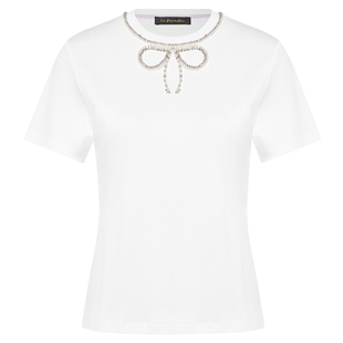 La Koradior拉珂蒂简约修身显瘦优雅2025夏气质时尚小衫女上衣