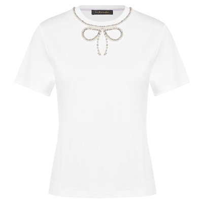 La Koradior拉珂蒂简约修身显瘦优雅2025夏气质时尚小衫女上衣