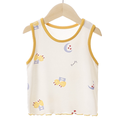 夏季无袖无骨背心天丝莫代尔