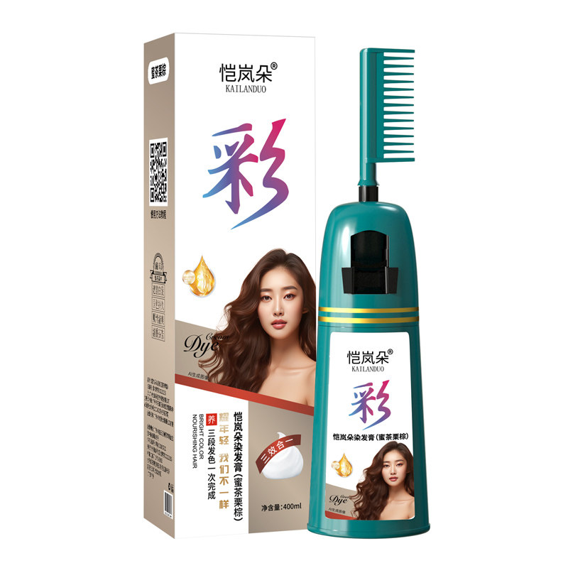 【全网热销】恺岚朵染发膏400ml