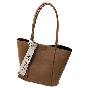 托特包大容量女2025新款百搭法式简约腋下包高级感通勤子母托特包