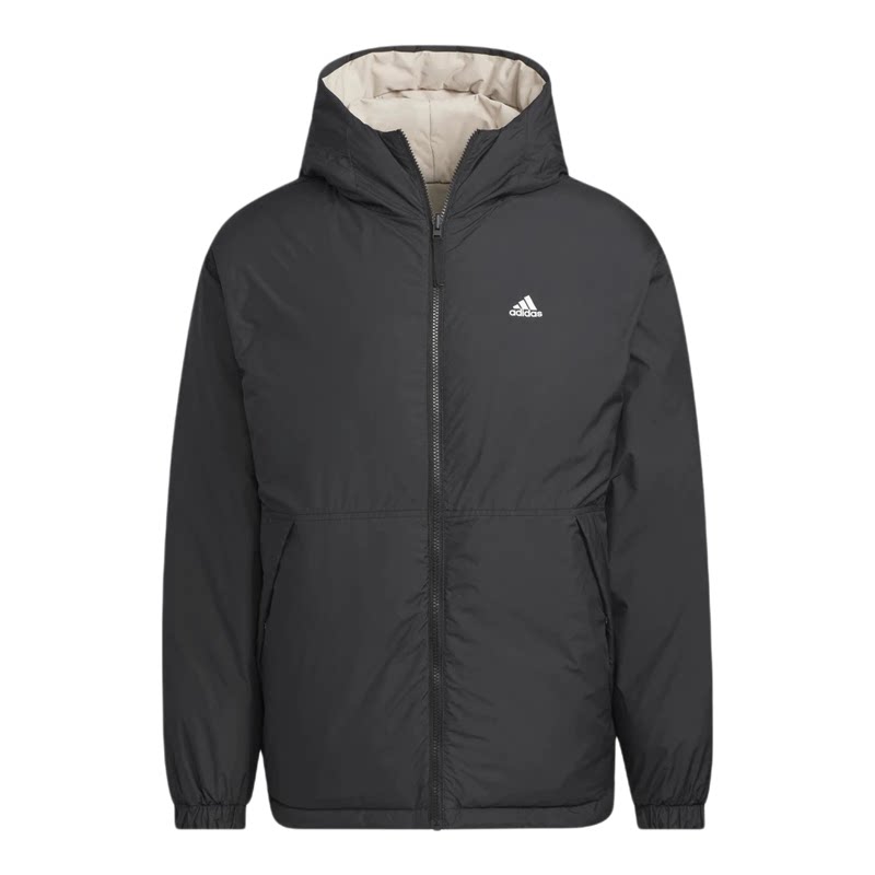 Adidas阿迪达斯正品双面穿羽绒服男子厚实冬新款连帽保暖鸭绒外套