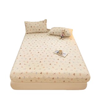 双层纱床笠罩单件新款全包床单床套1米5隔脏非纯棉全棉床垫保护罩