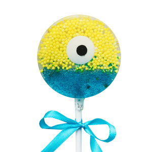 小黄人儿童节糖果墨大叔棒棒糖大进口原料婚礼儿童礼物波板糖德国