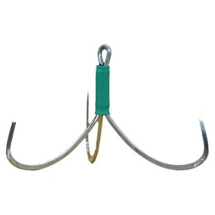 锚鱼钩铁板三本钩锚钩破鳞刀锋手研三爪钩远投路亚锚钩三爪钩锚钩