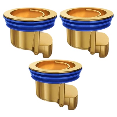 防臭地漏铜色内芯卫生间下水管