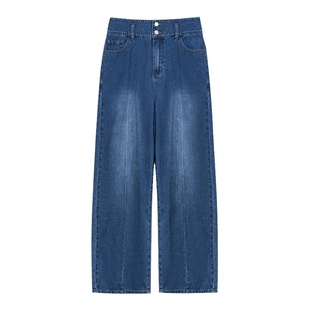 陈大猪 亲子装母女牛仔裤2026春装新款洋气女童裤子宽松百搭