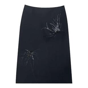 SOLSOL买手店 JACQUES WEI 24秋冬新品 设计师品牌 手工亮片半裙