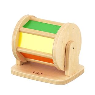 蒙氏早教益智玩具婴幼儿纺织鼓蒙氏教具蒙特梭利0-1岁6个月宝宝