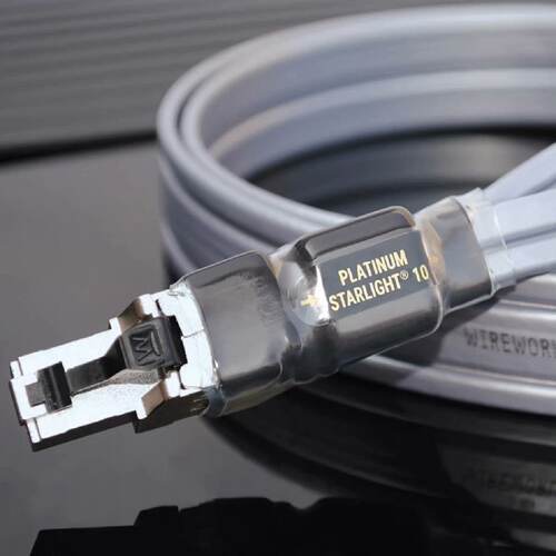 溢价-线世界Wireworld7N单晶银数播NAS线LAN网线白金