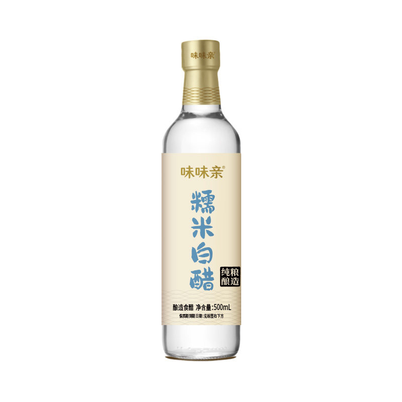 温州味味亲0%添加糯米白醋纯粮酿造炒菜凉拌腌制腊八糖蒜白米香醋