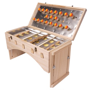 艾灸盒木制通用全身器具中医院专用箱无烟新型肚子腹部膝盖熏蒸仪