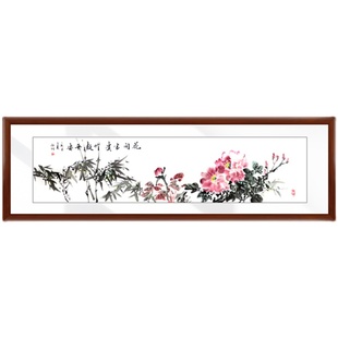 花开富贵牡丹花国画花鸟画中式客厅装饰画卧室床头挂画纯手绘真迹