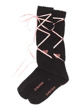 Dr.Martens马丁博士Long Lace up Sock 26秋新款少女风高筒袜长袜