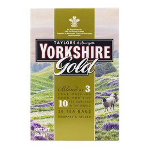 约克夏黄金版金牌红茶茶包英国进口Yorkshire tea浓郁英式袋泡茶