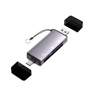 cf卡读卡器多合一高速尼康ccd佳能相机SD储存卡TF内存安卓typec转换适用oppo华为小米VIVO手机OTG电脑USB两用