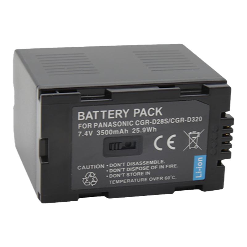 适用松下CGR-D28S D320 摄像机电池 MD10000 MD9000 DS25 DS27 MX3 MX500 GS15摄像机电池