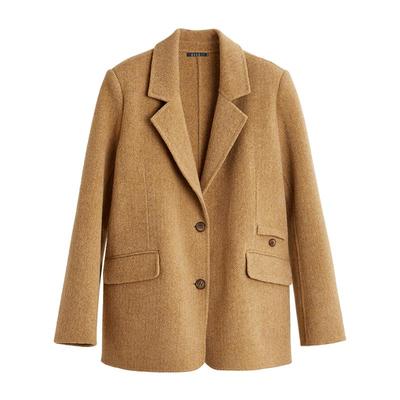 高级感毛呢外套ELLE法式