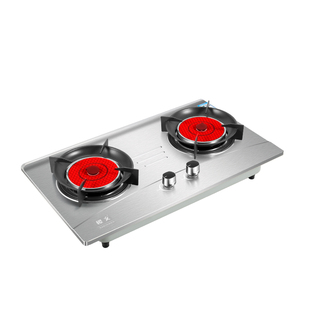 樱文红外线燃气灶煤气炉双灶具炉头不熏锅无明火一级能效节能省气