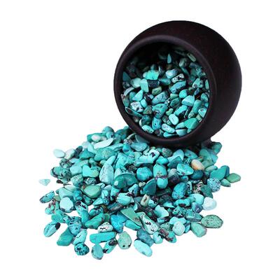 天然绿松石碎石高瓷高品质原矿石