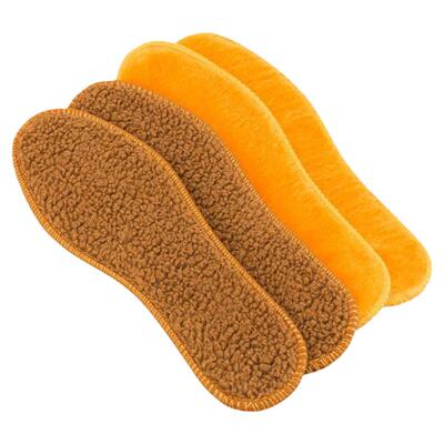 冬季加绒加厚保暖棉鞋垫男女仿羊毛软底防冻发热鞋垫防臭运动毛绒