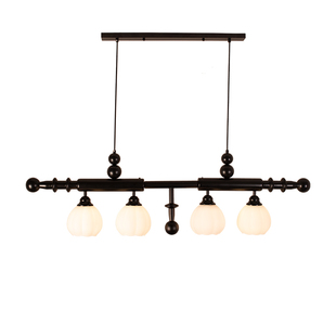 魔匠艺人法式中古风餐厅吊灯创意设计款奶油风一字餐桌高级氛围感