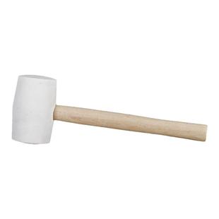 大号安装锤橡胶皮锤修地板贴瓷砖实心白色小锤子敲打榔头家装工具