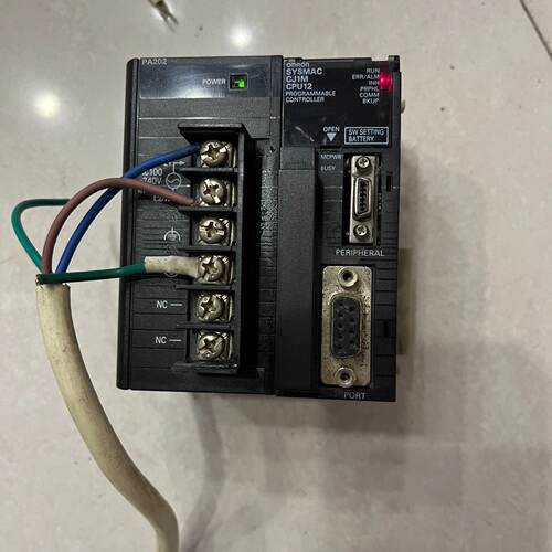【询价】CJ1M-CPU12带电源CJ1W-PA202成色好，适用