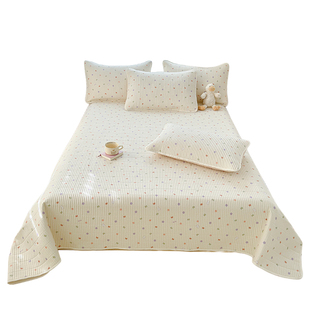 天然柔软 |纯棉床盖全棉2025新款四季通用高端榻榻米专用夹棉床单