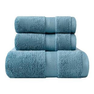 三利竹纤维浴巾男款家用女比纯棉吸水速干柔软情侣大人毛巾三件套