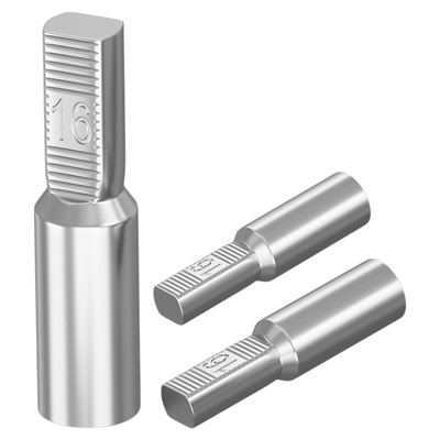 C45空开插针鸭嘴铜鼻子插片子DTD-10/16/25/35平方接线端子压接头