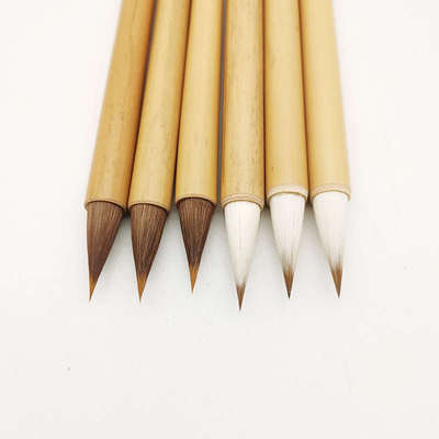 晋云斋 古法鸡距笔 小楷中楷兼毫狼毫二王短峰蒜头笔