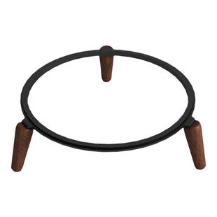 适用哈曼卡顿琉璃水晶2代3代4代5音箱胡桃木底座减震音响桌面支架