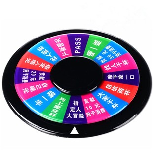 酒令夜光酒吧喝酒酒吧游戏KTV娱乐转盘轮盘聚会玩具助兴增气氛