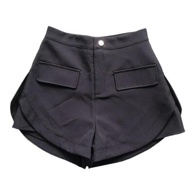春夏新款百搭黑色短裤小个子短裤