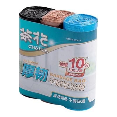 茶花加厚平口韧性垃圾袋家用办公