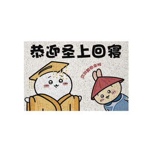 皇上驾到2026新款搞怪搞笑丝圈地垫室外门内玄关入户进门口脚垫子
