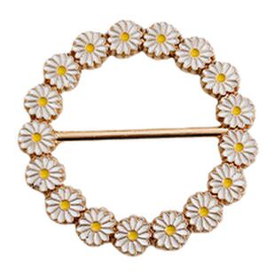 衣角打结固定扣衣服收腰显瘦神器丝巾环扣T恤下摆太宽大改小别针