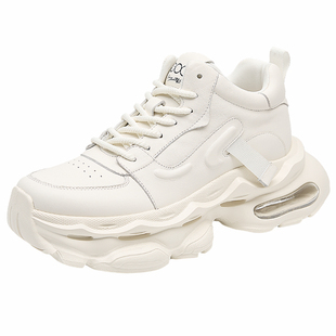 高哥增高鞋10cm潮流运动鞋子厚底秋冬新款白色休闲鞋男款气垫鞋