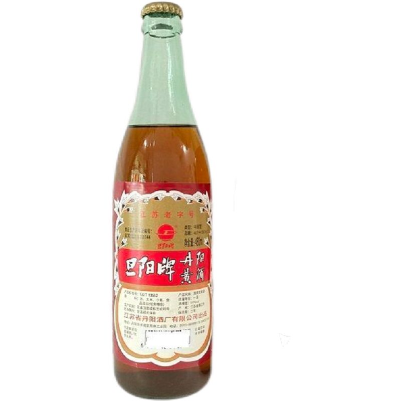 瓶装2丹阳黄酒旦阳牌清爽型半甜