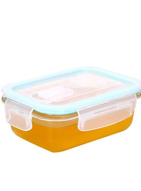玻璃小饭盒杂粮饭分装微波炉加热
